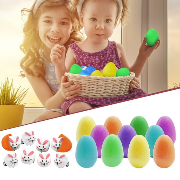 Easter Surprise Egg Toy Set with Animal Cars and Bunny Carts DIY Fun for Kids