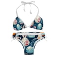 thumbnail image 1 of Easter Swimsuit Women Bikini Set with Detachable Sponge and Adjustable Strap, Two-Pack, Beach Pool Vacation., 1 of 6