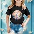 thumbnail image 1 of Easter T-Shirt Bunny Cute Girls Bunny Graphic Tees Happy Easter Day Toddler Girls T-Shirt Size 3T, 1 of 5
