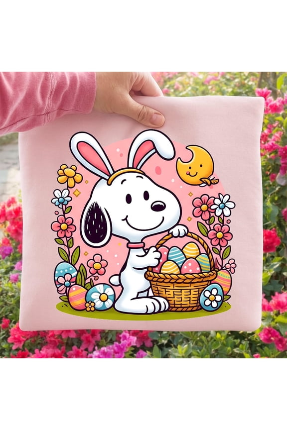 Easter T-shirt, Snoopy Easter T-shirt, Cartoon Movie Easter T-Shirt Design, Happy Easter Season