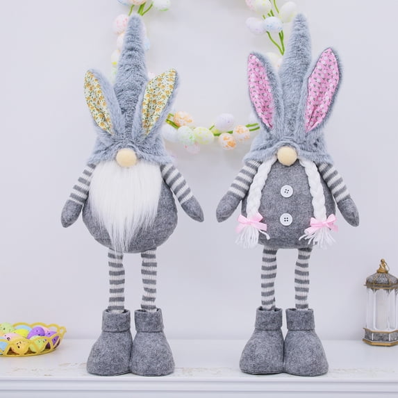 Easter Table Centerpieces, Elegant Easter Gnome Decorations, Bunny Statue Easter Party Decorations, Entryway Table Decor Table Decorations(1PC)