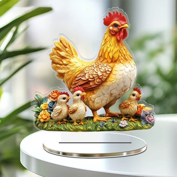 Easter Table Decoration 2D Flat Ornament for Home Living Room Bedroom Centerpiece Party Decor(A)