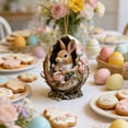 thumbnail image 1 of Easter Table Decorations,Easter Bunny Wooden Table Centerpieces Vintage,Rabbit Tabletop Signs,Rustic Farmhouse Decorative for Spring Home Office,Tiered Tray Decor,Party Favor Supplies 2D, 1 of 6