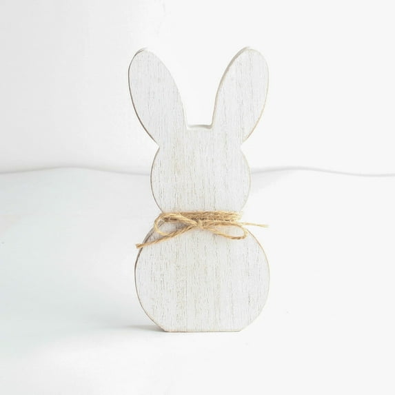 Easter Table Decorations Wooden Ornaments for Dining Room Table Easter Bunny for Spring Holiday Easter Party Decor Ornament Indoor Outdoor Garden Yard Lawn Decor