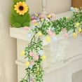 thumbnail image 1 of Easter Table Decorative Rattan Green Plastic Easter Egg Garland Wall Hangings Decor 82.6inch, 1 of 5