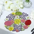 thumbnail image 1 of Easter Table Placemats,Embroidered Easter Eggs Placemats,Cute 13.7 Inch Round Placemat for Spring Home Decor,Suitable for Holiday Parties and Daily Life, 1 of 6