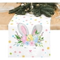 thumbnail image 1 of Easter Table Runner 72 Inches Long, Cute Easter Eggs Rabbits Easter Runners, Seasonal Spring Holiday Kitchen Dining Table Decorations for Home Party Buffet Decor, 1 of 6