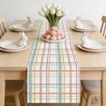 thumbnail image 1 of Easter Table Runner Bunny Print Linen Fabric Long Dining Table Decor for Holiday Party Spring Celebration(C), 1 of 6