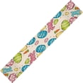 thumbnail image 1 of Easter Table Runner, Easter Eggs Bunny Table Runner Seasonal Spring Table Decor Kitchen Dining Table Decoration for Home Easter Party, 1 of 6