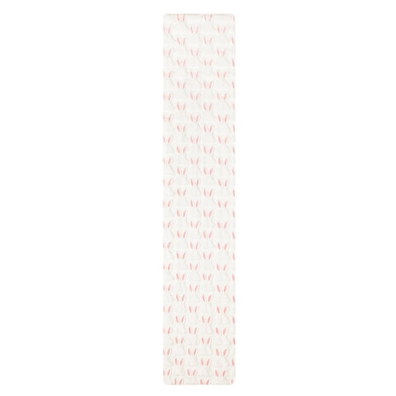 Easter Table Runner Scandinavian Style Decorative Table Cloth 13x72 Inch Bunny Floral Print Party Dining Table Decor Holiday Home Kitchen Table Decoration