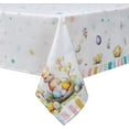 thumbnail image 1 of Easter Tablecloth 60×84 inch, Spring Summer Waterproof Bunny Table Cloth Washable, Stain Resistant Cloth Table Cover for Party Picnic Dinner Decor (Rabbit), 1 of 1