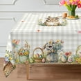 thumbnail image 1 of Easter Tablecloth 60x84 Inch Rectangle - Easter Decorations for The Home - Water Resistant Spring Table Cloth Rectangle for Party,Table, Outdoor Decorations, 1 of 6