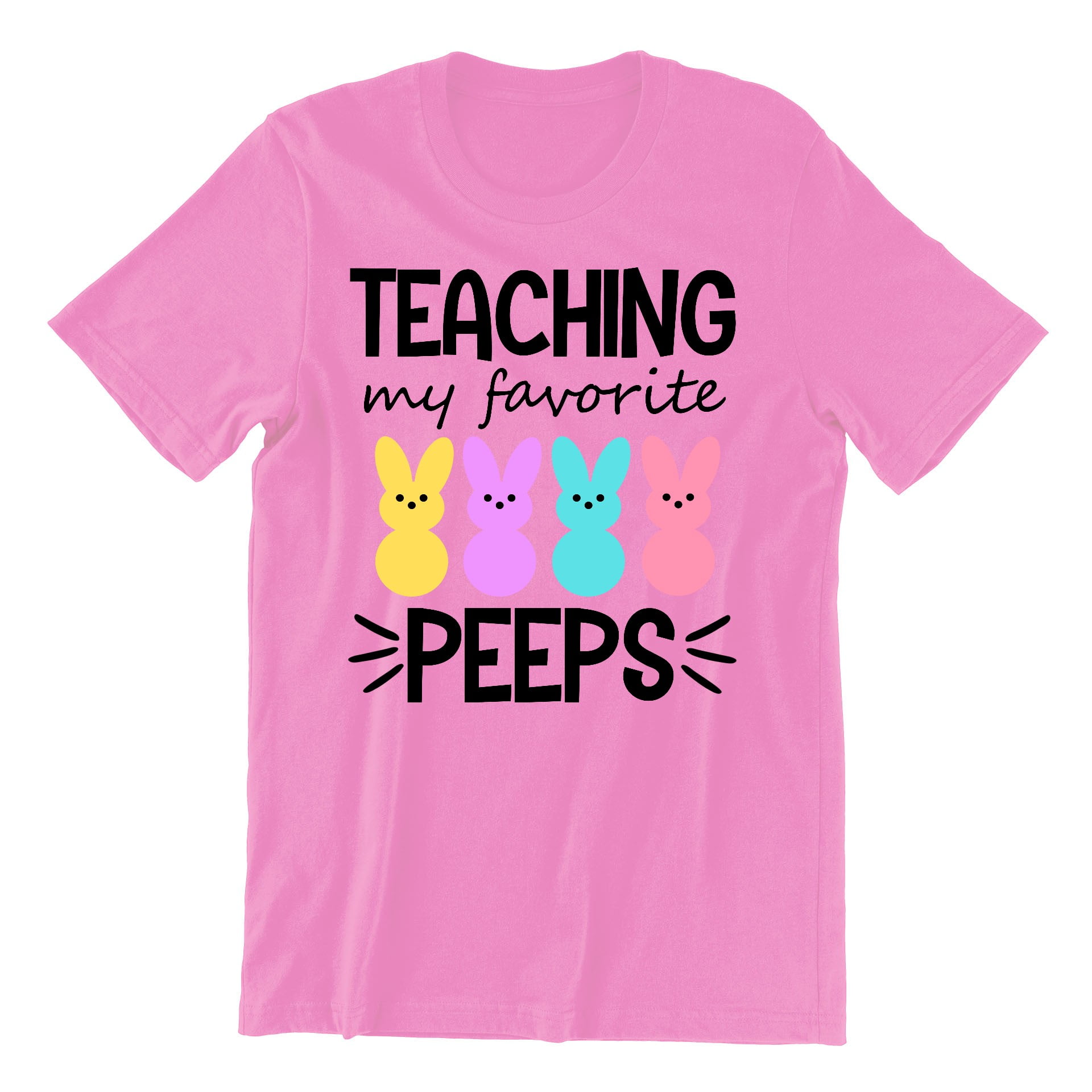 Teacher Teaching My Favorite Peeps Easter Bunny Egg Hunt T-Shirt Teacher Teaching My Favorite Peeps Easter Bunny Egg Hunt T-Shirt
