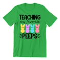thumbnail image 1 of Easter Teaching My Favorite Peeps Egg Hunting Christian School Event Men's T-shirt, L, Green, 1 of 5