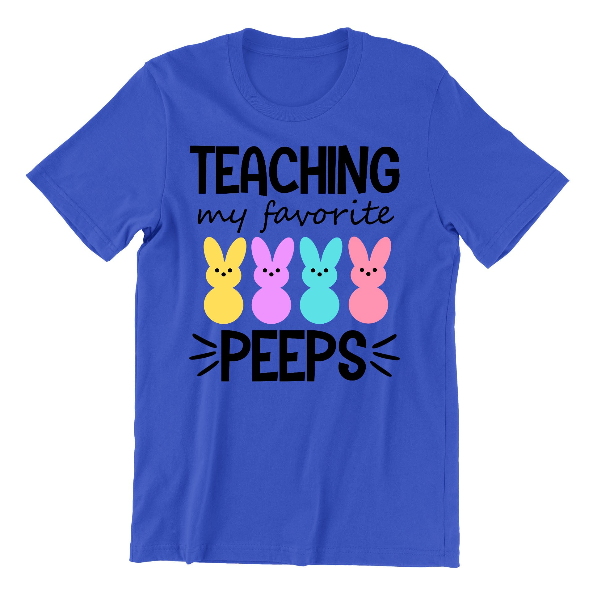 Teacher Teaching My Favorite Peeps Easter Bunny Egg Hunt T-Shirt
