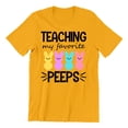 thumbnail image 1 of Easter Teaching My Favorite Peeps Egg Hunting Christian School Event Men's T-shirt, XL, Gold, 1 of 5