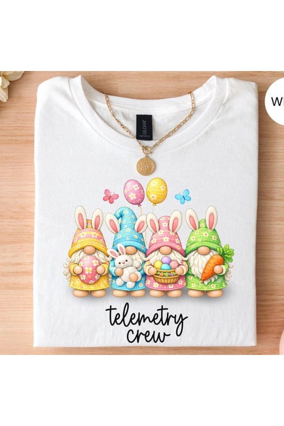 Easter Telemetry Nurse S1Hirt, Bunny Gnome Spring Hospital T1EE