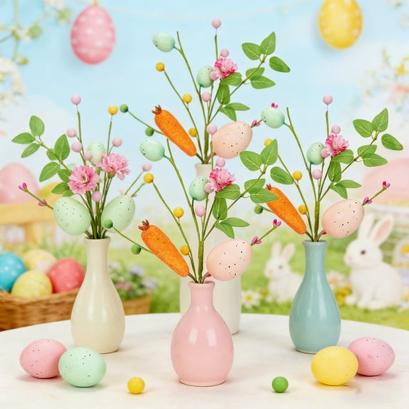 Easter-Themed Artificial Greenery Stem â DIY Decor (Multi-Style, 11.-22.04in)