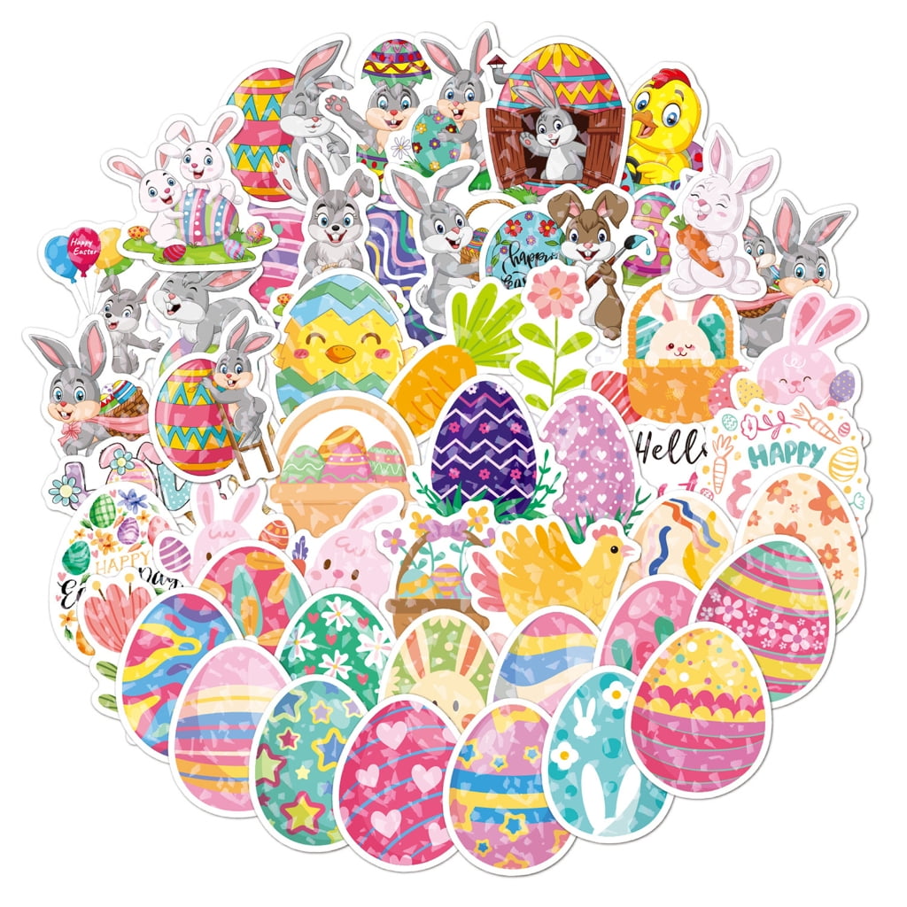 Easter Themed Decorative Sticker Cartoon Aesthetic Sticker for Easter Themed Decorative Sticker Cartoon Aesthetic Sticker for