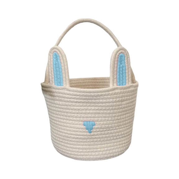 Easter Themed Handheld Buckets for Children's Holiday Celebrations and Party Decorative Home Storage