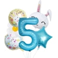 thumbnail image 1 of Easter Themed Number Balloons For Holiday Party And Birthday Celebrations With Metallic Gold Shine Event & Party, 1 of 5