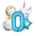 thumbnail image 1 of Easter Themed Number Balloons For Holiday Party And Birthday Celebrations With Metallic Gold Shine Event & Party, 1 of 5