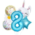 thumbnail image 1 of Easter Themed Number Balloons For Holiday Party And Birthday Celebrations With Metallic Gold Shine Event & Party, 1 of 5