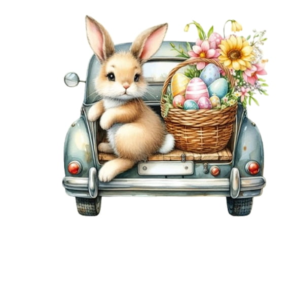 Removable Easter Decor Stickers For Glass Surfaces Featuring Festive Bunnies And Eggs For Seasonal Cheer