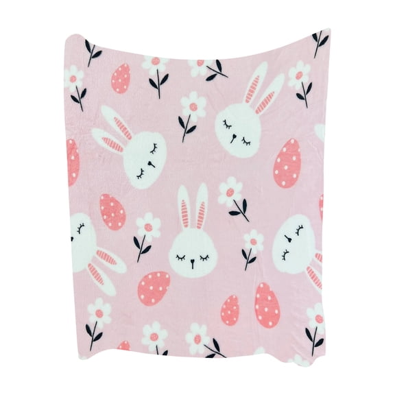 Easter Throw Blanket Soft Lightweight Flannel Horror Gothic Blankets