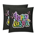 thumbnail image 1 of Easter Throw Pillow Covers Set of 2 for Chair Pillow Covers for Various Occasions - 16x16, 18x18, 20x20 Inches - Decorative Pillows Covers with Unique Patterns, 1 of 6
