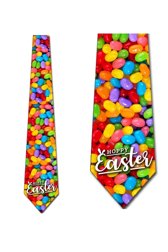 Easter Ties Mens Jelly Bean Necktie Candy Tie by Three Rooker