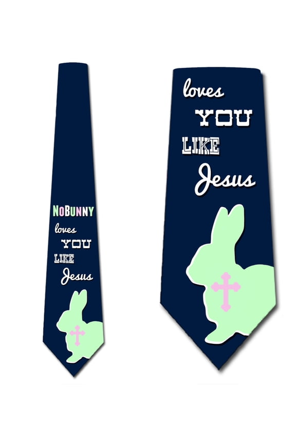 Easter Ties Mens Religious Necktie by Three Rooker
