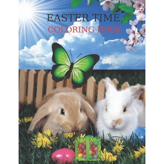 Easter Time Coloring Book, (Paperback)