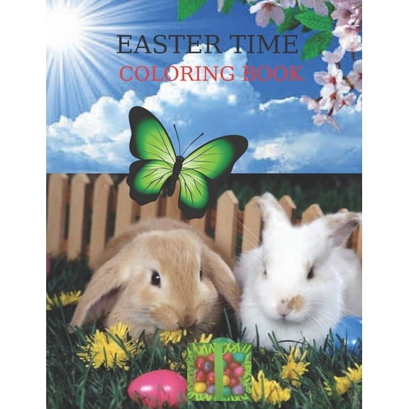 Easter Time Coloring Book, (Paperback)