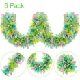 thumbnail image 1 of Easter Tinsel Garland PET Hanging Party Accessory Streamers Decorations for Indoor Outdoor Party Supplies, 6.56ft, 6 Pack, 1 of 7