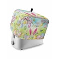 thumbnail image 1 of Easter Toaster Cover 4 Slice, Large Kitchen Appliance Covers, Spring Bunny Colorful Rabbit Eggs Butterfly Blue Green Toaster Oven Cover with Loop, Bread Machine Cover Polyester Dust Cover Protection, 1 of 4