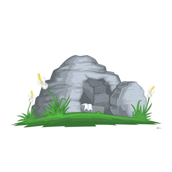 Easter Tomb Cardboard Cutout