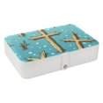 thumbnail image 1 of Easter Travel Jewelry Box Display Case with Removable Compartment - Portable PU Leather Organizer, 1 of 6