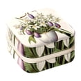 thumbnail image 1 of Easter Travel Portable Square Jewelry Box Earring Necklace Bracelet Organizer Storage Display Case Holder Stand Box Display, 1 of 6