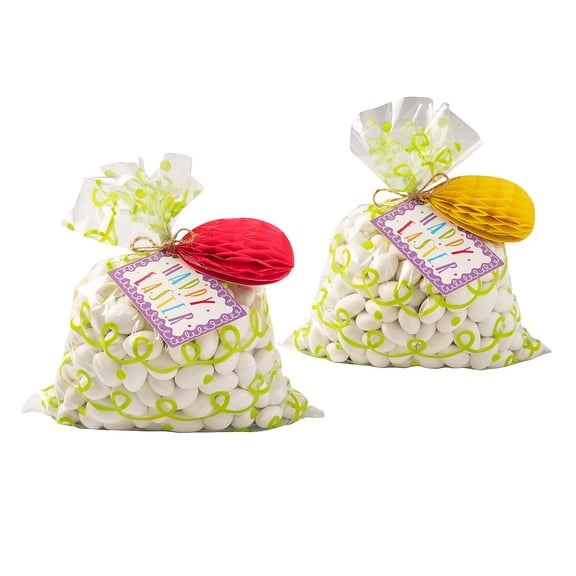 Easter Treat Cellophane Bag Kit, Party Supplies, Easter, 12 Pieces