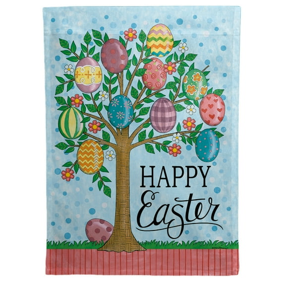 Easter Tree Blocker Garden Flag by Ashton