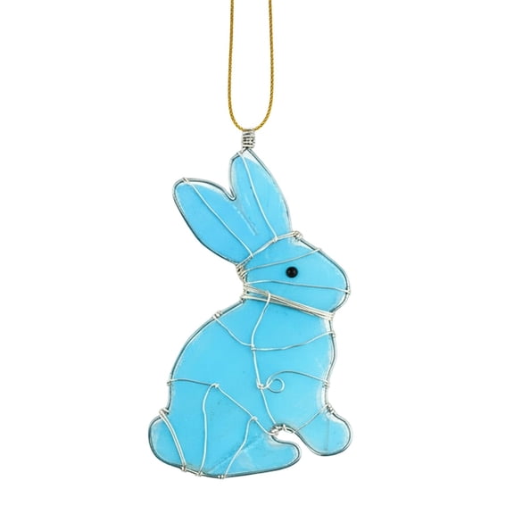 Easter Tree Ornaments, Easter Egg Ornaments, Acrylic Suncatcher, Faux Stained Glass Effect Decoration for Window, Home - Cute, Easter Egg Stuffers, 1 Pcs, 3.15 Inches