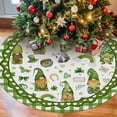 thumbnail image 1 of Easter Tree Skirt Bunny Eggs, Happy Easter Rabbit Gnome Xmas Tree Skirts Mat 36 Inch, Holiday Party Indoor Home Decor, 1 of 6