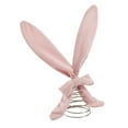 thumbnail image 1 of Easter Tree Topper Bunny Ears,14in Christmas Tree Top Decoration Spring Plush Metal Rabbit Ornament for Cute Spring Easter Trees Holiday Home Decoration Party Supplies, 1 of 7