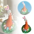 thumbnail image 1 of Easter Tree Topper Decorative Ornament with Festive Spring Bunny and Colorful Egg Designs for Holiday Celebration Easter Decoration, 1 of 7