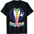thumbnail image 1 of Easter Tuxedo Boy Girls Kids Easter Eggs Funny Easter T-Shirt, 1 of 5