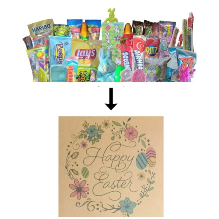 Easter Variety Gift Basket Box Candy Treats Sweet and Savory Snacks for  Her, Him, Kids, Girls, Boyfriend, Mom, Husband, Men, Friends, Teen,  Military, Students, Teacher … 