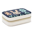 thumbnail image 1 of Easter Velvet Portable Jewelry Box with Removable Compartment - Ultimate Gift for Bracelet and Earring Organization, 1 of 7