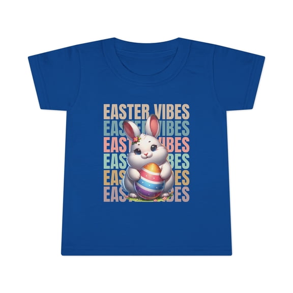Easter Vibes, Gildan, Toddler Unisex Cotton Short Sleeve T-Shirt, 2T- 6T