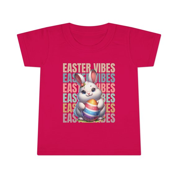Easter Vibes, Gildan, Toddler Unisex Cotton Short Sleeve T-Shirt, 2T- 6T